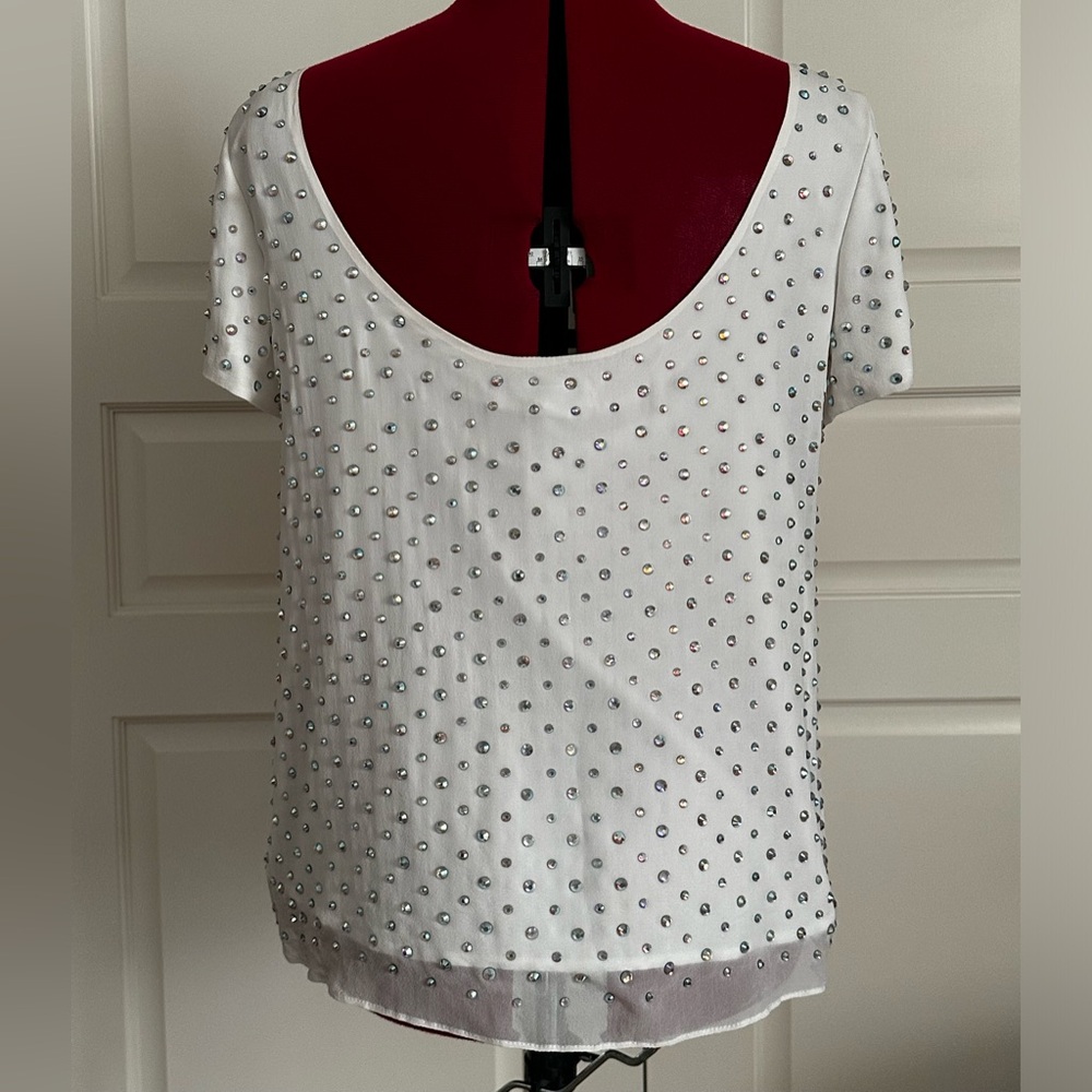Milly Rhinestone Tee - Picture 2 of 5